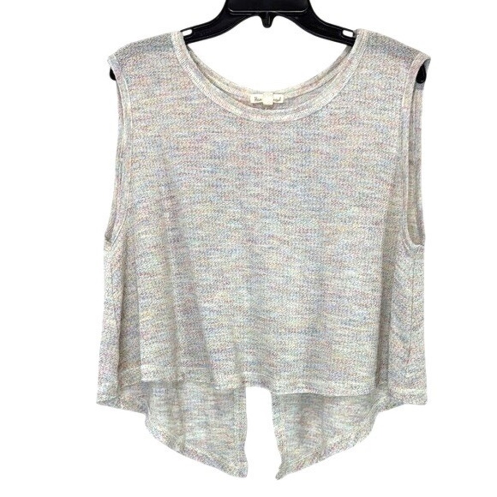 Hem & Thread Oversized Sleeveless Knit Top Multicolor Size Medium Lagenlook Boho
